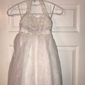 David’s Bridal - child’s dress - white